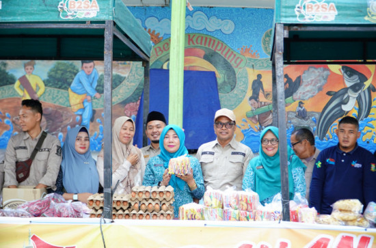 Kolaborasi TP PKK dan Dinas Ketahanan Pangan Kampar Gelar GPM di Desa Buluh Cina, Tekan Inflasi dan Jaga Stabilitas Harga