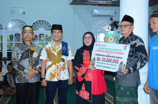 Wakil Bupati Kampar Laksanakan  Safari Ramadhan 1447 H di Desa Sungai Liti Kampar Kiri