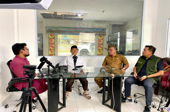 Kadis Kominfo Kampar Ikuti podcast Program “MUI Menjawab” dengan Tema Fiqih Idul Fitri