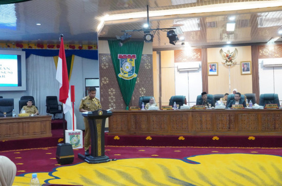 Paripurna LKPj 2025 Clear, Bupati Ahmad Yuzar Apresiasi DPRD Kampar 