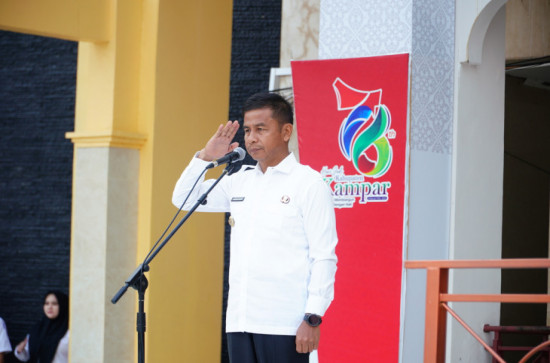 Pemkab Kampar Gelar Apel.Gabungan Pasca Libur Hari Raya Idul Fitri 1447 H