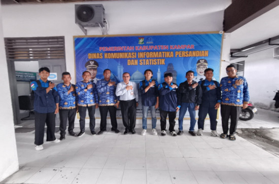Kadiskominfo Kampar Terima Mahasiswa UIN Riau, Perkuat Pemahaman Jaringan dan Teknologi Informasi