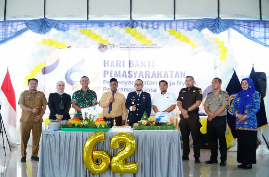 Hadiri Syukuran Hari Bhakti Pemasyarakatan ke-62, Staf Ahli Bupati Kampar Apresiasi Transformasi Layanan Lapas