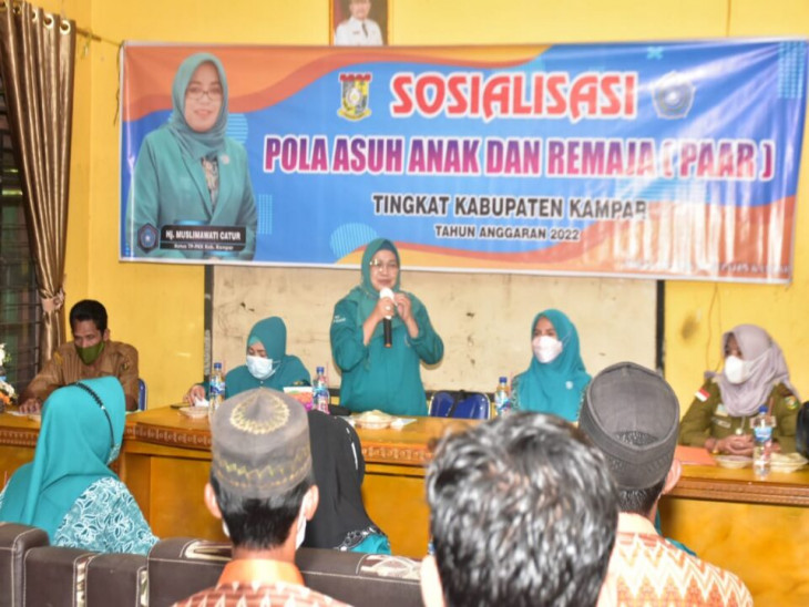 Soaislaisai PAAR, Ketua TP PKK Kampar : Bangun Fondasi Anak Fisik dan mental.