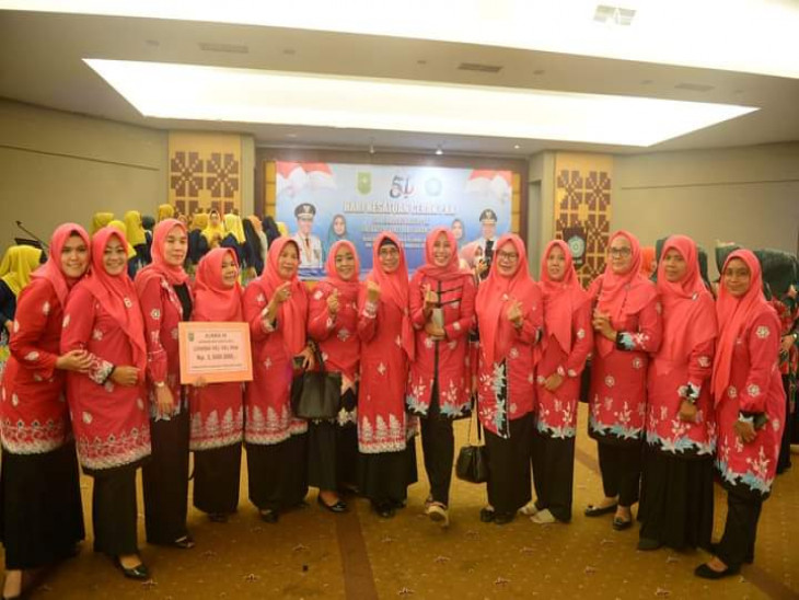 Raih Juara III Lomba Yel-Yel Pada Jambore PKK TK. Provinsi Riau Tahun 2023, Yusi : Jadikan Sebagai Motivasi 