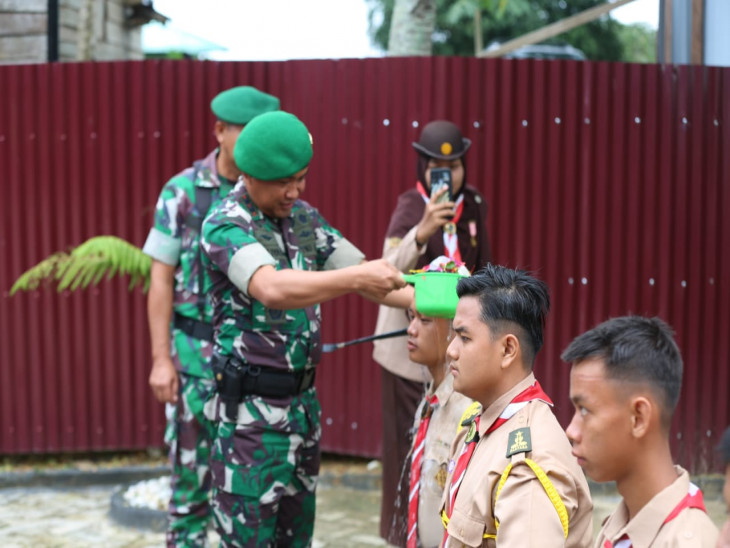 Pramuka Saka Wira Kartika di Kukuhkan, Ini Harapan Dandim 0313/KPR. 