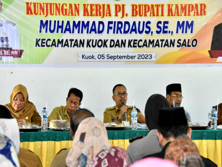 Pj Bupati Kampar ; Tinjau Ulang Prioritas Usulan para Kepala Desa Sesuai Kemampuan Keuangan Daerah