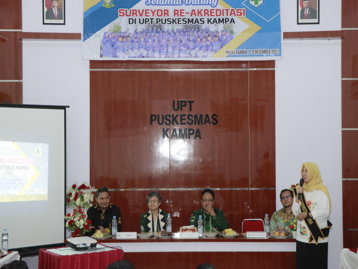 Hadir Pembukaan Akreditasi di UPT  Pukesmas Kampa, Ini Kata drg Yusi Firdaus 