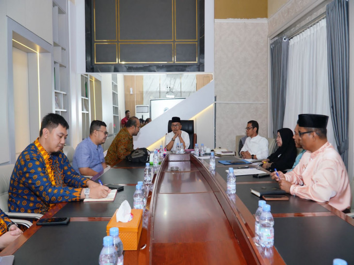 Pj. Bupati Kampar Terima Audiensi Tim BPK-RI Terkait Exit Meeting BPK-RI Perwakilan Riau