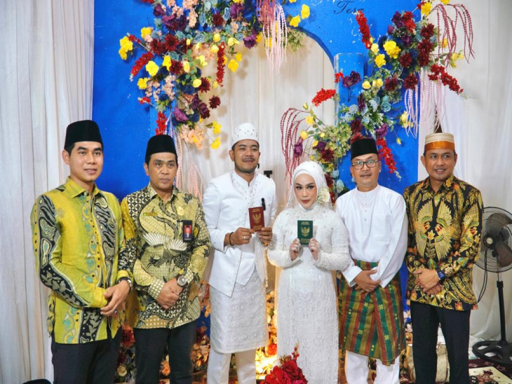 Pj.Bupati Kampar Jadi Saksi Nikah Putra Dari Zainal Abidin Dan Putri Emran Husein. 