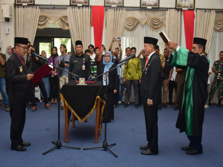 Dilantik Pj Bupati Kampar, Hambali Resmi Jabat Sekda Kampar. 