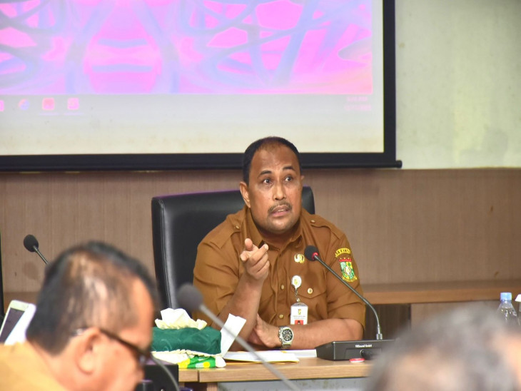 Evaluasi Realisasi Fisik dan Keuangan Kegiatan Pembangunan T.A 2023,  Memasuki Bulan Desember Asisten II Minta Segerakan Realisasikan Kegiatan sesuai Dengan Jadwal. 