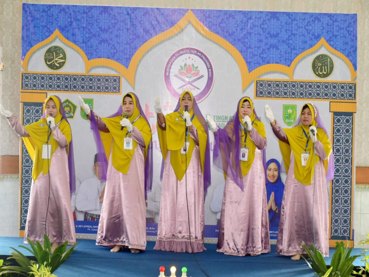 Tampil Memukau, Cabang Barzanji Putra dan Putri Kampar Unjuk Kebolehan di Final.