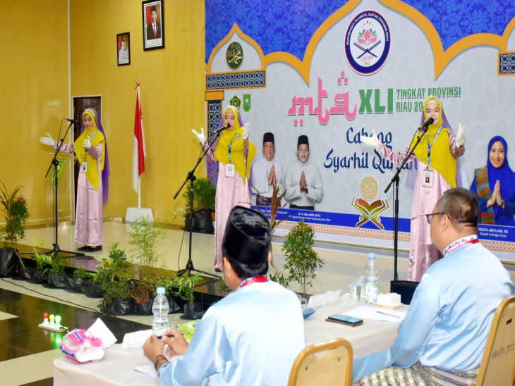 Disakiskan Langsung Bupati Inhu Rezita Meylani, Sikembar Dari Kampar Tampil Luar Biasa