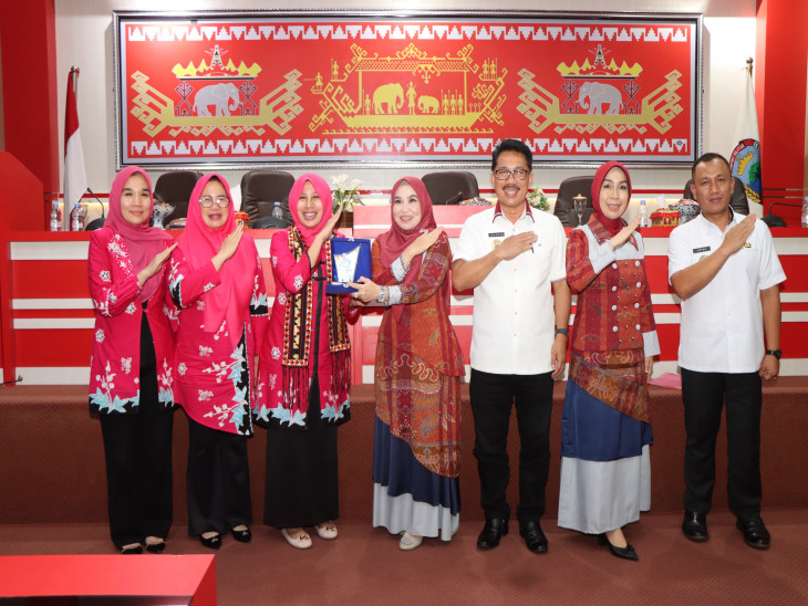 TP PKK Kab. Kampar Kunjungan Kerja Ke TP PKK Kab. Lampung Selatan