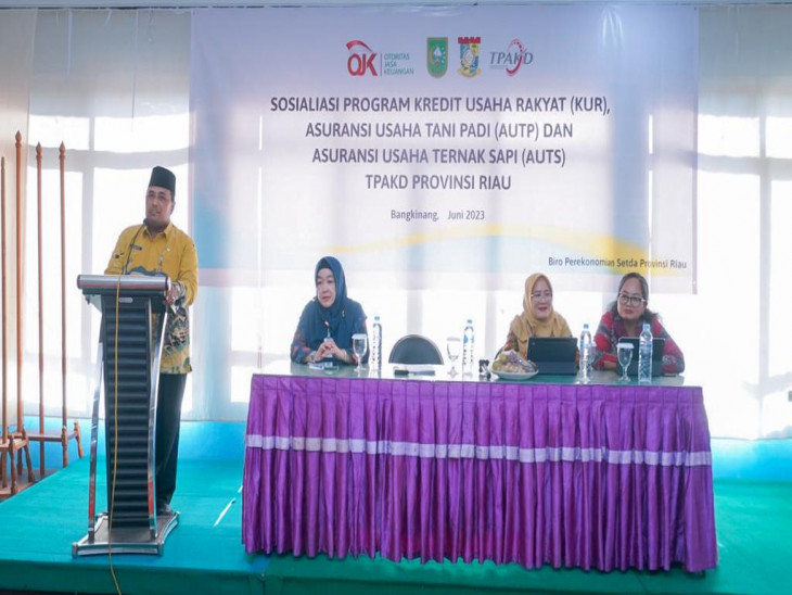 Buka Sosialisasi Program KUR, AUTP, AUTS TPAKD Provinsi Riau, Suhermi ; Kampar Terbaik penyaluran, Pertahankan dan Manfaatkan Program ini Untuk Pngembangkan Usaha. 
