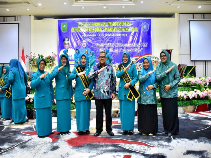 Ikuti Rakor Dan Konsultasi TP PKK Tingkat nasional, drg. Yusi Firdaus, MM Katakan 10 Program Pokok PKK Selaras Dengan Program Prioritas Pemerintah. 