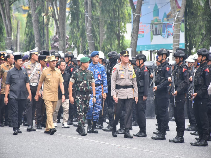 Pasukan Pengamanan Pemilu 2024 Resmi di Mulai. 
