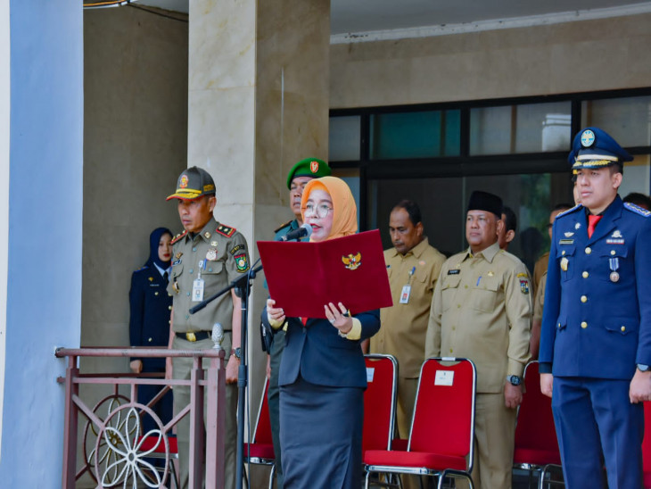 Pimpin Upacara Hari Perhubungan Ke-53, Pj Sekda Kampar ; Sangat Penting Transformasi, Tingkatkan selalu SDM Perhubungan. 