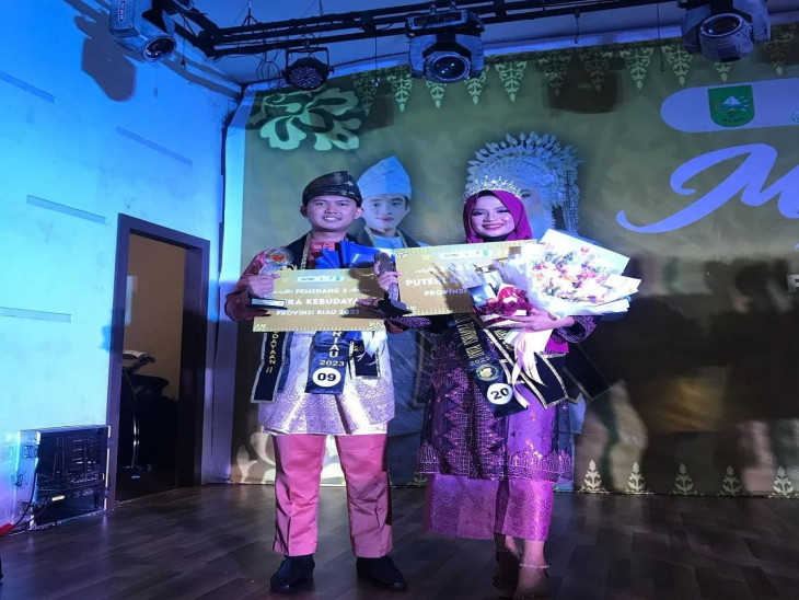 Bayu, Putera Kampar Raih Prestasi Di Tk. Provinsi Riau pada ajang Pemilihan Putera Puteri Kebudayaan Provinsi Riau Tahun 2023
