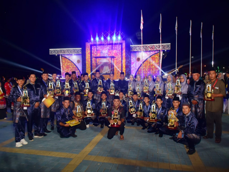 MTQ ke- XLI Riau ; Raih 37 Point, Kampar Finis di Urutan ke Enam. 