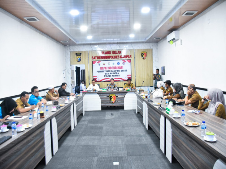 Desa Sipungguk Kecamatan Salo Di tunjuk Sebagai Kampung Bebas Narkoba. 