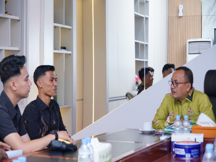 Pj Bupati Kampar  Mhd. Firdaus Terima dan Silaturrahmi dengan Pemuda Pandopo.