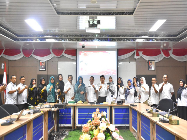 Rakor Penguatan TPPS Kabupaten Kampar, Pj Ketua TP PKK Kampar ; Anak Stunting Harus Kita Tuntaskan. 