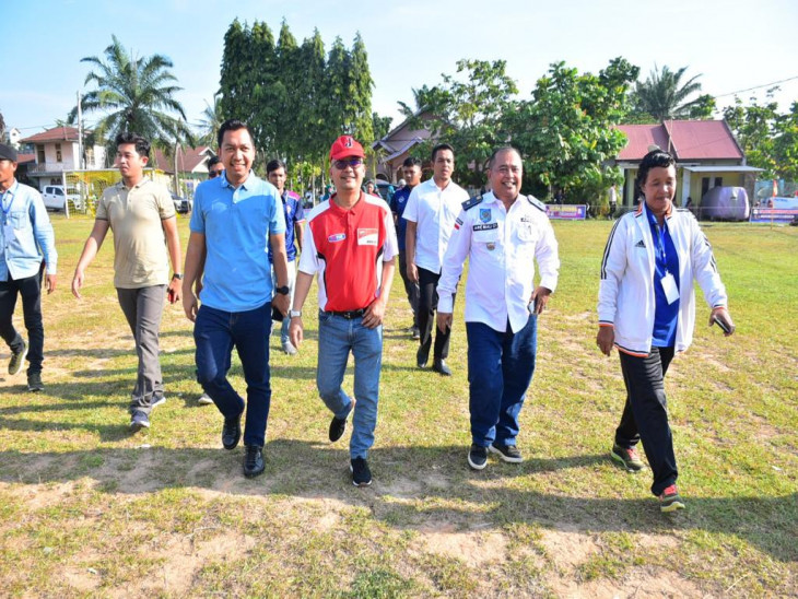 Dibuka Langsung Pj Bupati Kampar, Liga Tapung Hulu Putaran ke-II Kembali Bergulir. 