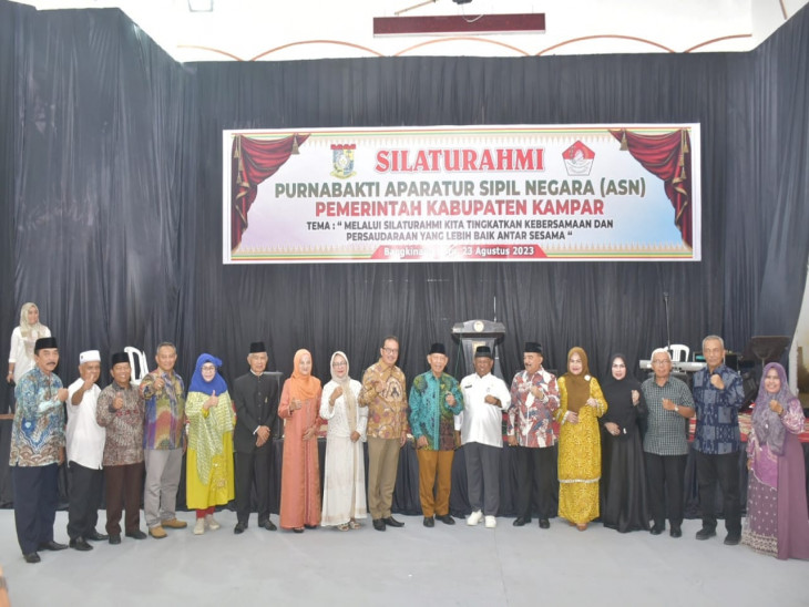 Mantan Gubernur dan Para Mantan Bupati Hadiri Silaturahmi Purnabakti ASN Pemda Kampar