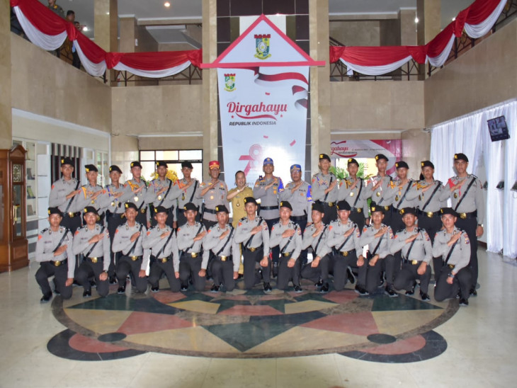 25 Siswa SPN Polda Riau Mengikuti Kegiatan Kohesi  di Kampar, Pj Bupati Kampar Berpesan Agar Menjadi Aparatur Yang Mengayomi Dan Melindungi Masyarakat.