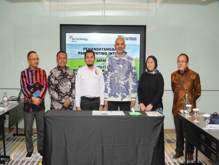 Alhamdulilah, Pj Bupati Kampar Muhammad Firdaus Saksikan Penandatanganan PI 10% PT. Riau Petroleum Mahato dan Cue Mahato PTY. LTD. 