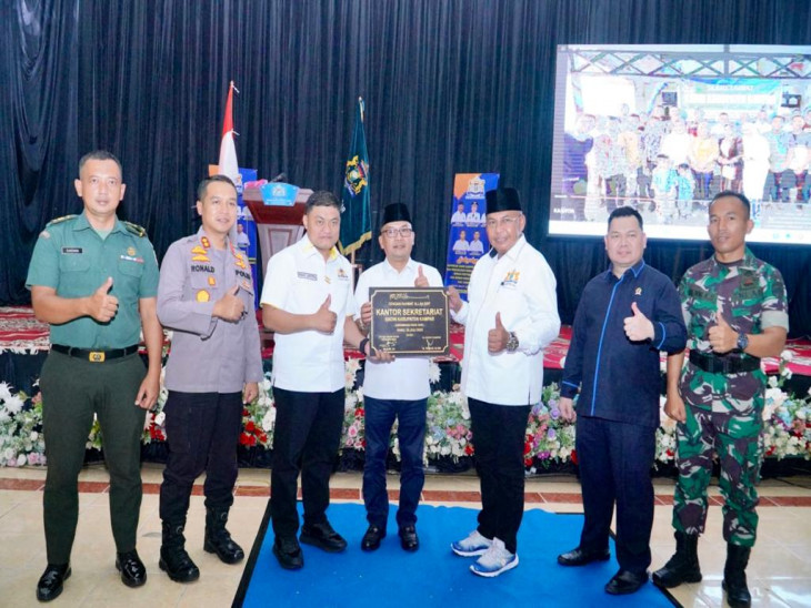 Hadiri Pengukuhan Kadin Kab. Kampar, Pj. Bupati Kampar : Kembangkan Kerjasama, Sinergitas dan Seimbang Bersama Pemda Kampar. 