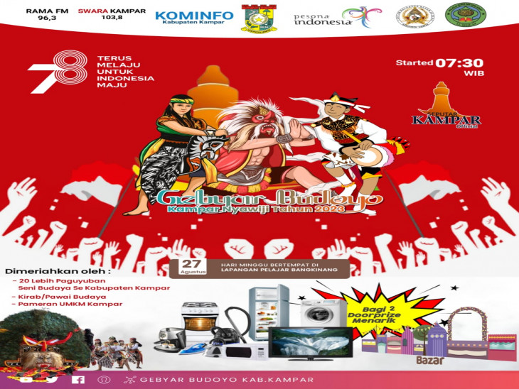 Gebyar Budaya Jawa 2023, Sebagai Upaya   Pekokoh Persatuan Masyarakat Kampar.