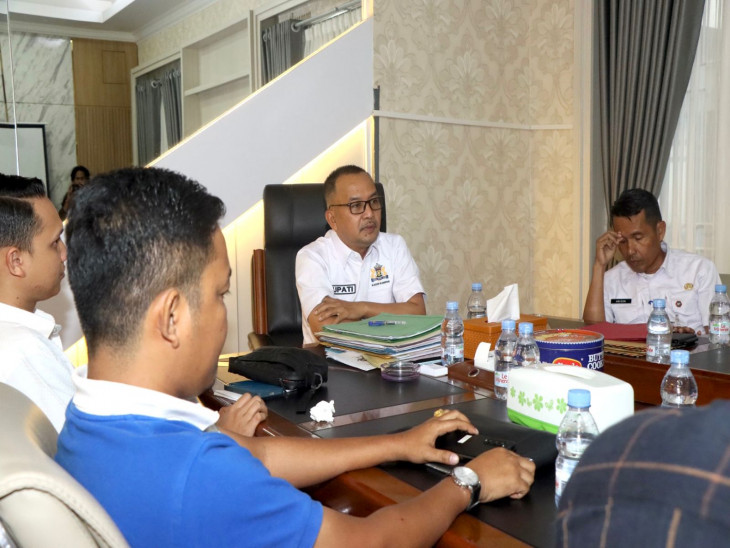 Pj Bupati Kampar Muhammad Firdaus Adakan Diskusi Dengan Forkot Kampar Terkait Pembangunan Kabupaten Kampar. 