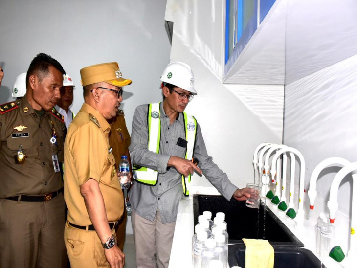 Besok SPAM Pekanbaru - Kampar Diresmikan, Pj Bupati Kampar Tinjau Persiapan. 