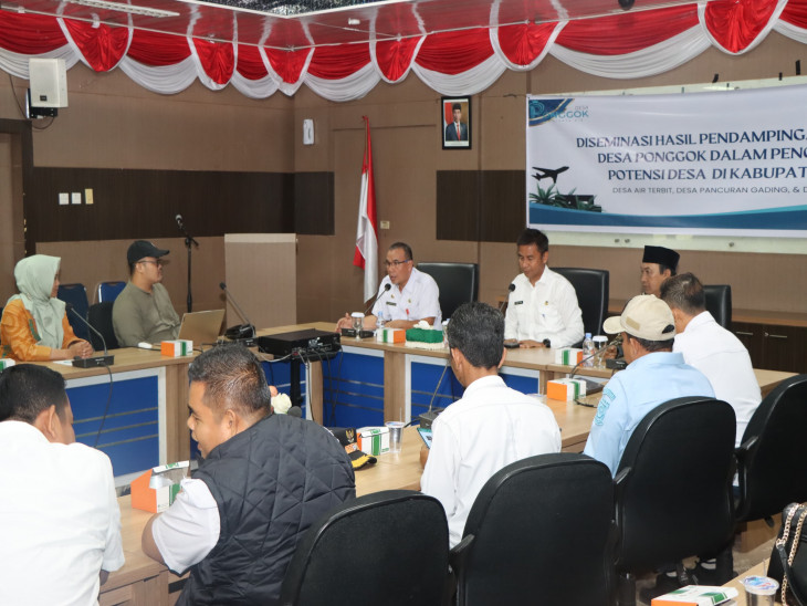 Ahmad Yuzar Buka Desiminasi Hasil Pendampingan Desa Ponggok Dalam Pengembangan Potensi Desa Di Kab. Kampar