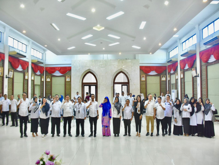 Dibuka Kadiskominfo Kampar Yuricho Efril,STTP, Pemkab Kampar Adakan Sosialisasi Penyelenggaraan Data Sektoral Walidata. 