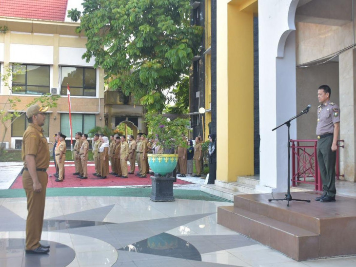 Antusias ASN/THL Ikuti Apel Pertama Masuk Keja Tahun 2024, Hambali ; Bersama, Satu Visi dan Tanggap Bangun  Kampar Yang Makin Maju. 