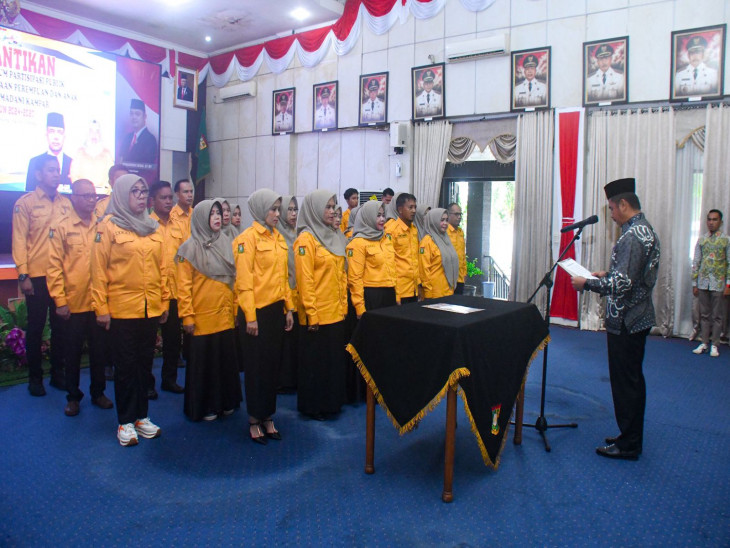 Forum Puspa Resmi di Lantik, Pj Sekda Kampar Ahmad Yuzar Tekankan Pentingnya Kolaborasi dengan Pemerintah Kabupaten Kampar dan Komponen Masyarakat. 