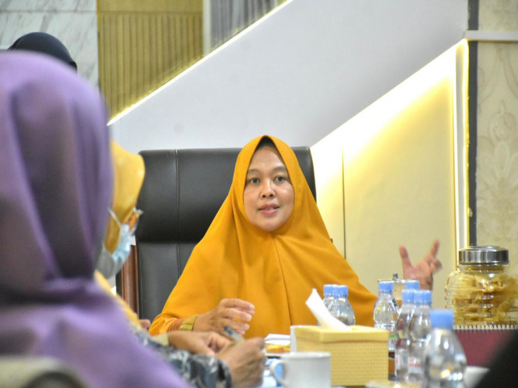 Laksanakan Rapat Kerja Perdana LK2S Kab. Kampar, Ricana Hambali : Gunakan Database Agar Penerima Manfaat Tepat Sasaran Serta Lakukan  Fokus Utama Pada Stunting. 