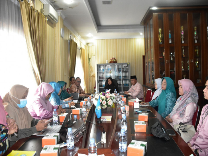 Bunda Paud Kabupaten Kampar Ikuti Rakor Lanjutan, Ricana : “Masih 5,07%, Paud Kampar Akan Segera Bentuk TPPK Di Setiap Satuan Pendidikan”