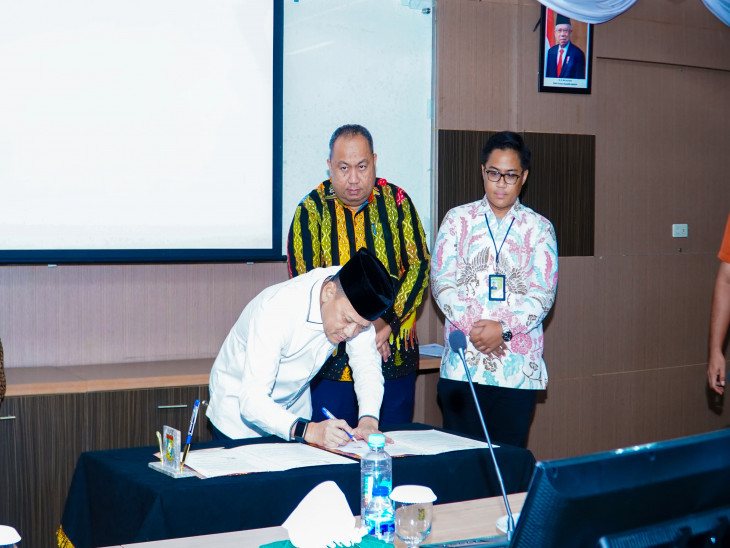 Usai dibangun, PT. PHR Serahkan Sentra UMKM Bangkinang Riverside  ke Pemda Kampar