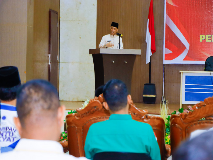 Pj Bupati Kampar Hambali, SE, MBA, MH ; Mari kita Bersatu Untuk Mewujudkan Pilkada yang Adil, Transparan, dan Berjalan Lancar.