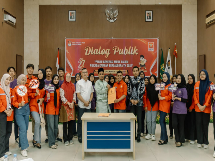 Tingkatkan Partisipasi Pemilih Muda di Pilkada KPU Kabupaten Kampar MoU dengan LMND.