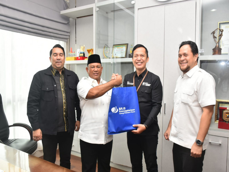 Lepas Sambut Pejabat Kepala Cabang BPJS Ketenagakerjaan Kampar, Sekda Kampar : Tingkatkan Terus Pelayanan Kepada Masyarakat, Sosialisasikan Program. 