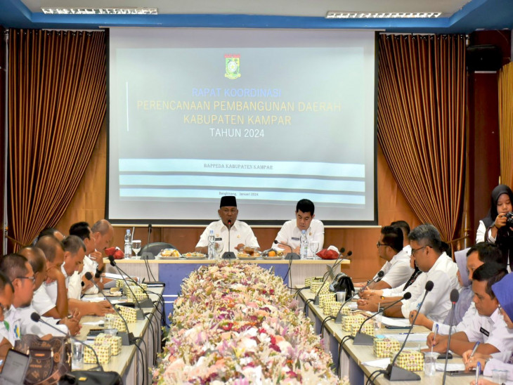 Rakor Perencanaan Pembangunan, Pj Sekda Kampar ; Jabarkan Program, Seluruh Pejabat di OPD Baca dan Fahami Tugas dan Fungsi Masing-masing. 
