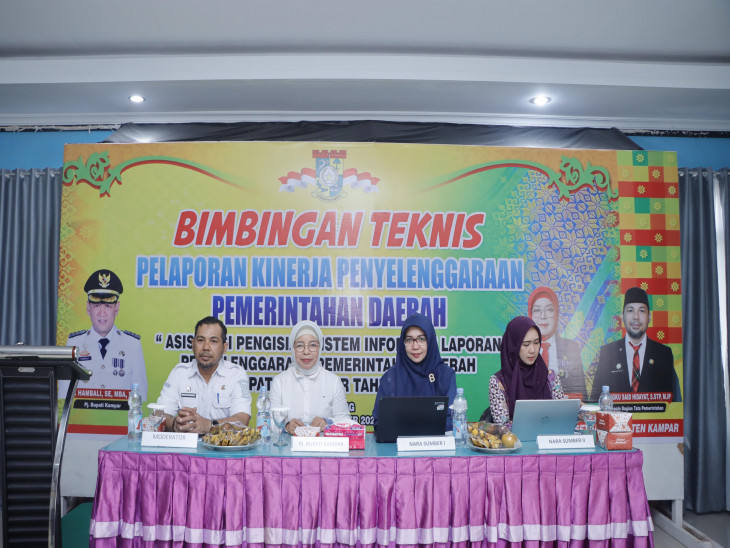 Buka Bimtek Pelaporan SI-LPPD, Pj Sekda Kampar Ramlah  : Berbasis Data Yang Akurat, Wujudkan Akuntabilitas dan Transparansi Dalam Pembangunan. 