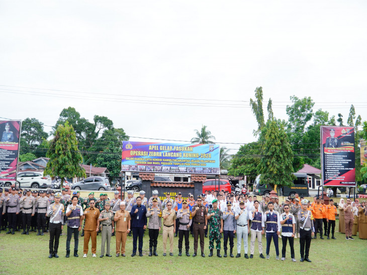 Ikuti Apel Operasi Lancang Kuning 2024, Azwan : Seluruh Komponen Masyarakat dapat mewujudkan Pilkada Serentak Yang Aman dan Lancar. 