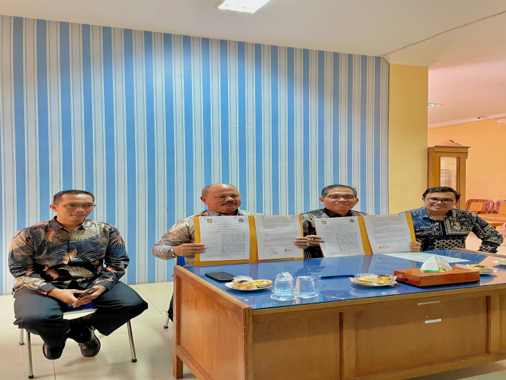 Tekan Inflasi,  Pemkab Kampar Melakukan MoU dengan Pemkab Limapuluh Kota.